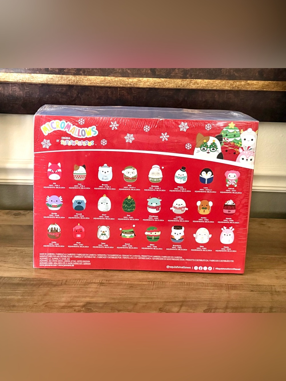 Micromallows by Original Squishmallows 24 Day Deluxe Advent Holiday Calendar - Picture 3 of 5